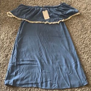 NEW WITH TAGS off the shoulder dress size M